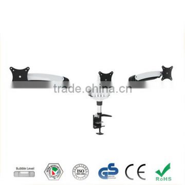 Three heads led stand Monitor mount DS134D