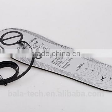 heated shoe insole 3.7V, 40-50 Celsius