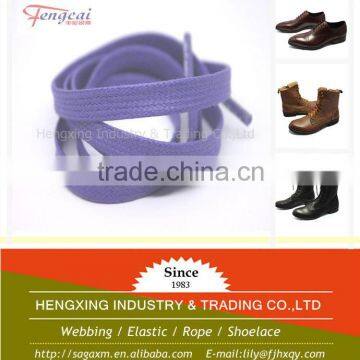 7mm 100% royal blue waxed flat bootlace