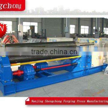 power tool W11S mobile roller levels on three-roll bending machine rolling forming machine plate roller W11S 16*2000