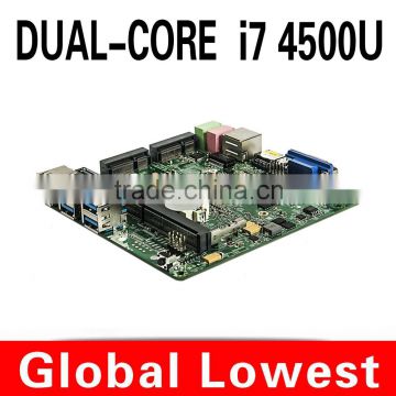 High performance Mini PC board Mini Itx Computer Atom PC X31-4500u Support Touch Screen 4G RAM 320G HDD
