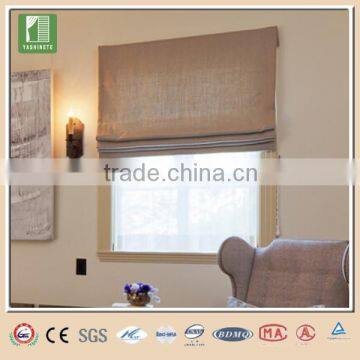 Bracket roman blind curtain design