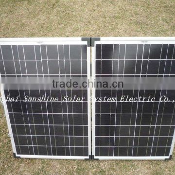 High efficiency outdoor foldable solar panel kit