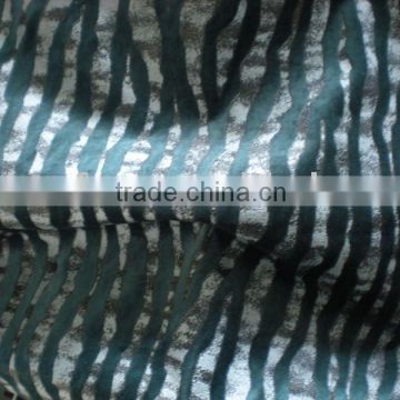 woven twill cotton/rayon bronzing velveteen for decorative fabrics