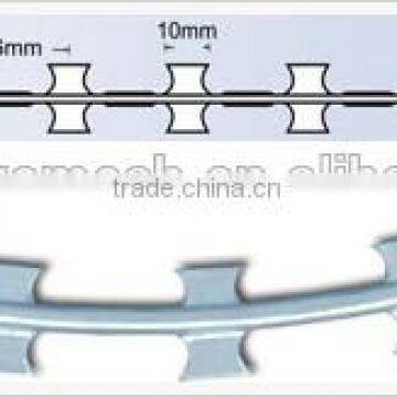 Hot dipped galvanized concertina razor barbed wire BTO-10 for fencing