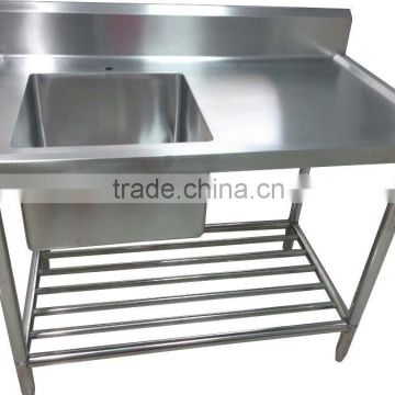 Fixed equipment in kitchen for steels sink distributors