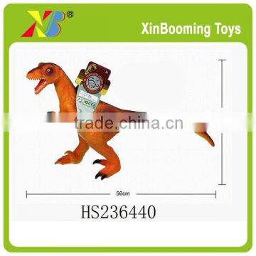 56cm soft rubber dinosaur toys with 6 sounds