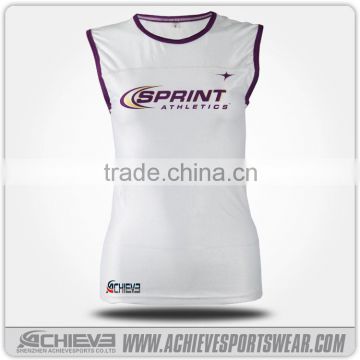 custom design and printing children sports vest