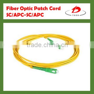 Fiber Optic SC/SC patch cord with Asperity Polishing Connector