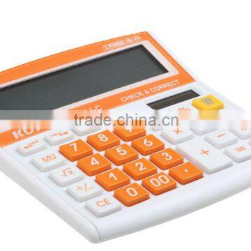 orange colour desktop calculator