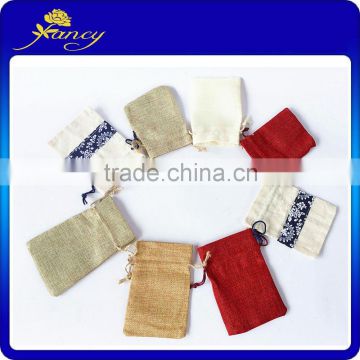 best selling Fashion Mini linen Gift Bags