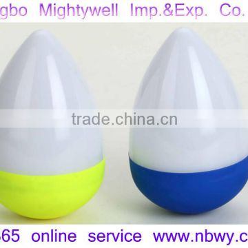 Tumbler roly-poly 1w LED lantern Egg shaped lantern