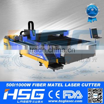 500W fiber laser metal cutter price for 6mm Mild Steel 5mm Stainless Steel HS-M3015B