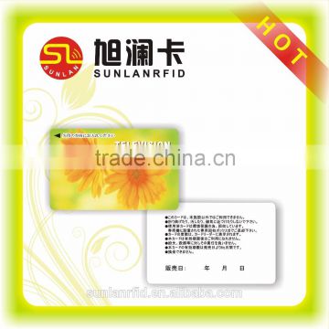 CMYK printable blank national id card with serial number printing