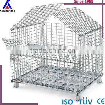 warehouse security cage wire mesh heavy duty cage mental container factory supplier
