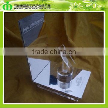 DDN-0051 ISO9001 Chinese Manufacture Sells SGS Non-toxic Test Clear Acrylic Cosmetic Display Stand on Countertop