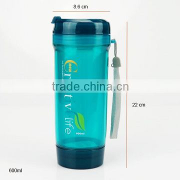 Hotsale BPA FREE Double Wall tea mug with infuser