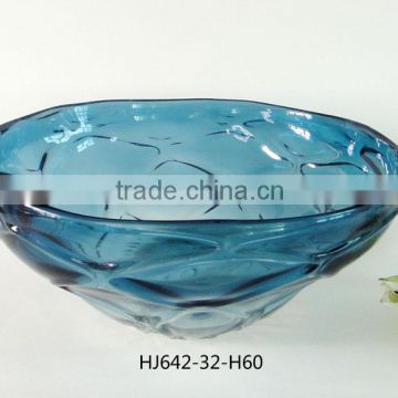 Decorative Glass bowl in Blue