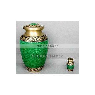 Classic Green 10" Funeral Urn