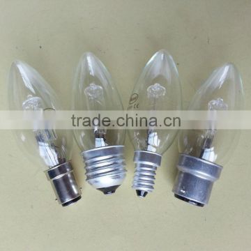 E27&B22 C35 halogen bulbs 18W 110-240V