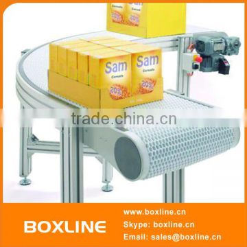Industrial Inclination 90 Degree Angle Mesh Conveyor System