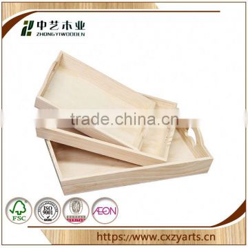 China Supplier Unique designed pporcelain plate with wooden tray