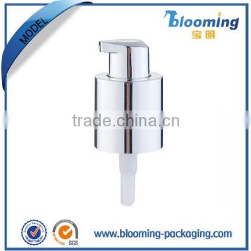 China aluminum sliver cream pump for airless bottle from Yuyao factory