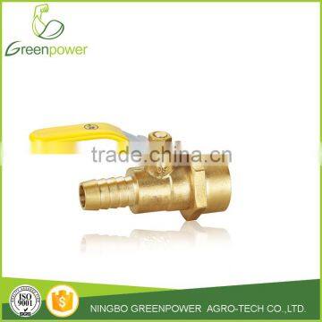 Straight Style Female Thread Brass Gas Valve