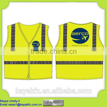 polyester ID pocket customized summer work vests for construction workers