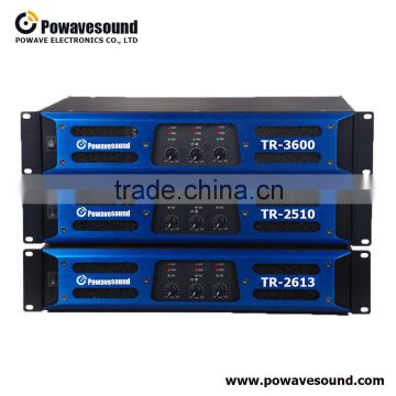 TR-3600 powavesound speaker amplifier factory TR series 3 channel 600W karaoke amplifier