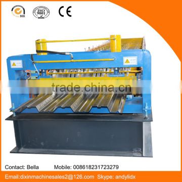 hydraulic press Steel Floor Deck Machinery from China plant /floor decking plate roof sheet roll former for building floor