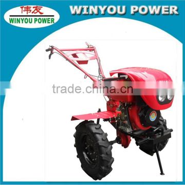 2015 The biggest tilling scope of the cultivator with 13HP diesel engine.