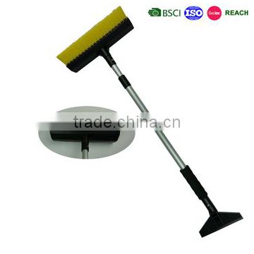 3 in 1 multifunctional extendable snow broom with ice scraper