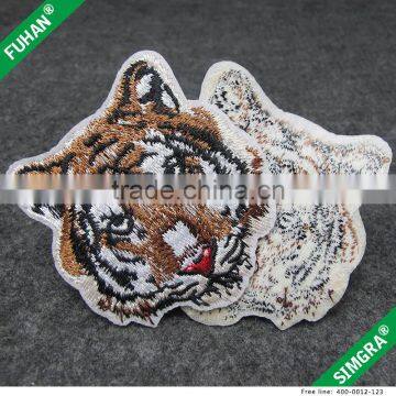 Custom Make Colorful Tiger Face Badge