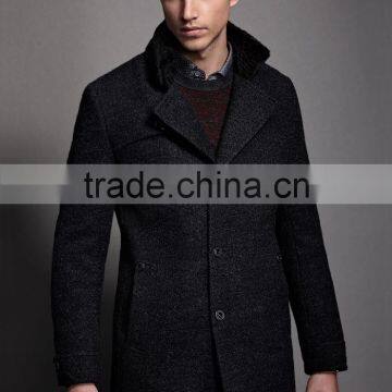 wool high quality winter warm men coat made to measure overcoat. BCL029