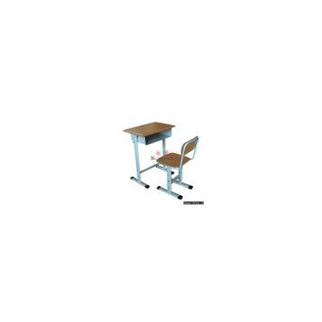 Egg-tube Adjustable Single Desk and Chair,school furniture
