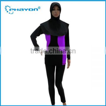 < OEM Service>Muslim lady Waterproof swimsuit islamic women muslim swimwear