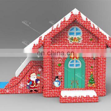 Inflatable Santa's Grotto Castle Christmas Inflatable Bouncy House