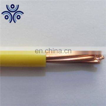 300V pvc coated copper/aluminium conductor electric strand wire