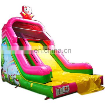 Beautiful Kitty Theme Inflatable Bouncer Slide for Kids Play Center