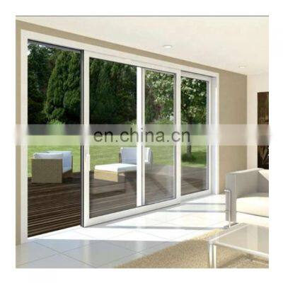 Latest design Thermal break double large glass aluminium sliding door