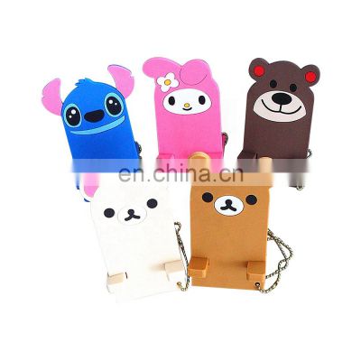 Cute Silicone Cell Phone Holder Stand Mobile Phone Stand Holder
