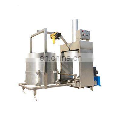 Basket type hydraulic  stainless steel blueberry extractor juicer machine