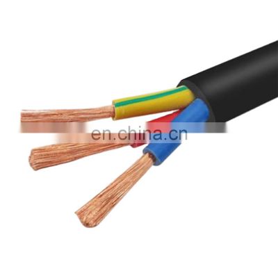 2 Core 4mm2 Hot Sale Bvvb Copper Flexible Flat Cable & Wire Xlpe Copper Flexible Control Cable