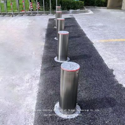 UPARK K8 M40 304 Stainless Steel Integrated Telescopic Bollards for Private Area Crash Tested Not Hydraulic Bollard