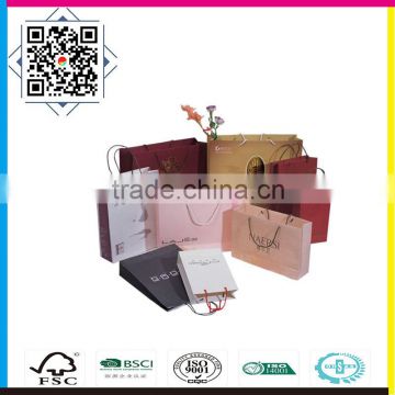 Cheap folding shopping paper coffee bag printing