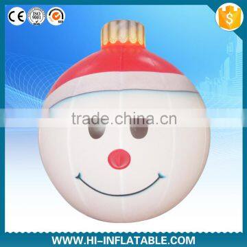 snow man christmas ball hanging christmas inflatables ball