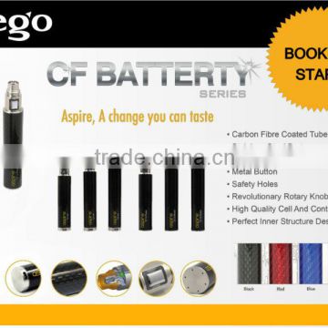 Unique Design Carbon Fabre Battery Newest Aspire CF VV+ Battery