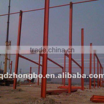 long span nice apprearance steel structure frame workshop / warehouse building