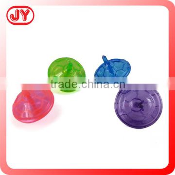 Wholesale cheap colorful plastic spinning top toy